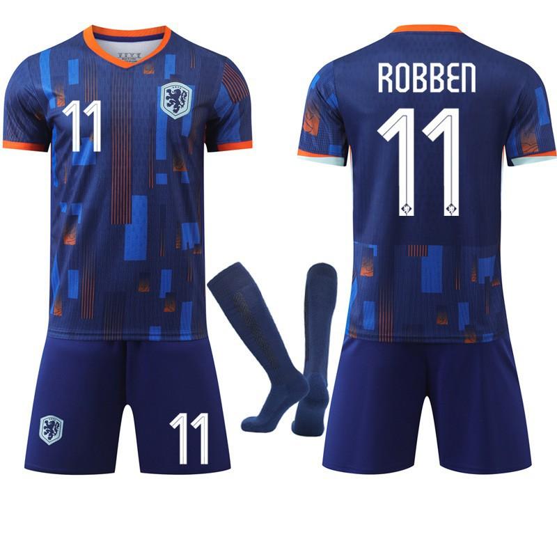 2425 Netherlands Away No. 4 Van Dijk European Cup Football Uniform 10 Depey 11 Robben Orange Jersey Factory #26
2425 Netherlands Away No. 4 Van Dijk European Cup Football Uniform 10 Depey 11 Robben Orange Jersey Factory #26