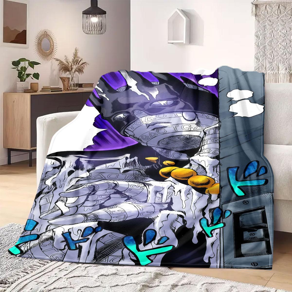 JOJO anime Flannel Blanket Warm,Comfortable,Suitable for Bedrooms,Sofas,Beds,Chairs,Picnics,Travel 75x90cm
JOJO anime Flannel Blanket Warm,Comfortable,Suitable for Bedrooms,Sofas,Beds,Chairs,Picnics,Travel 75x90cm