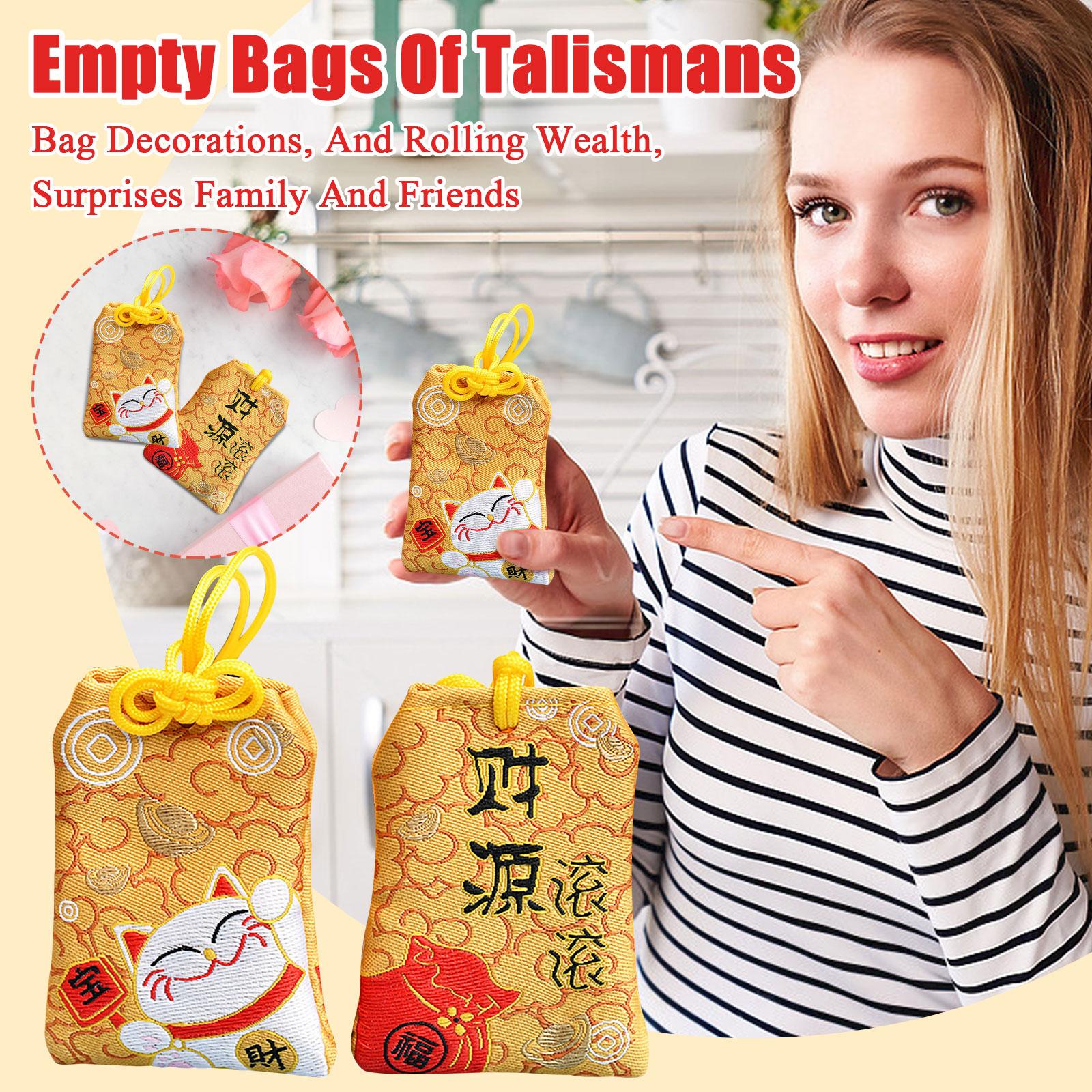Пустые мешочки талисманов, украшения для сумок и перекатывающееся богатство, удивляют семью и друзей One Size
Пустые мешочки талисманов, украшения для сумок и перекатывающееся богатство, удивляют семью и друзей One Size