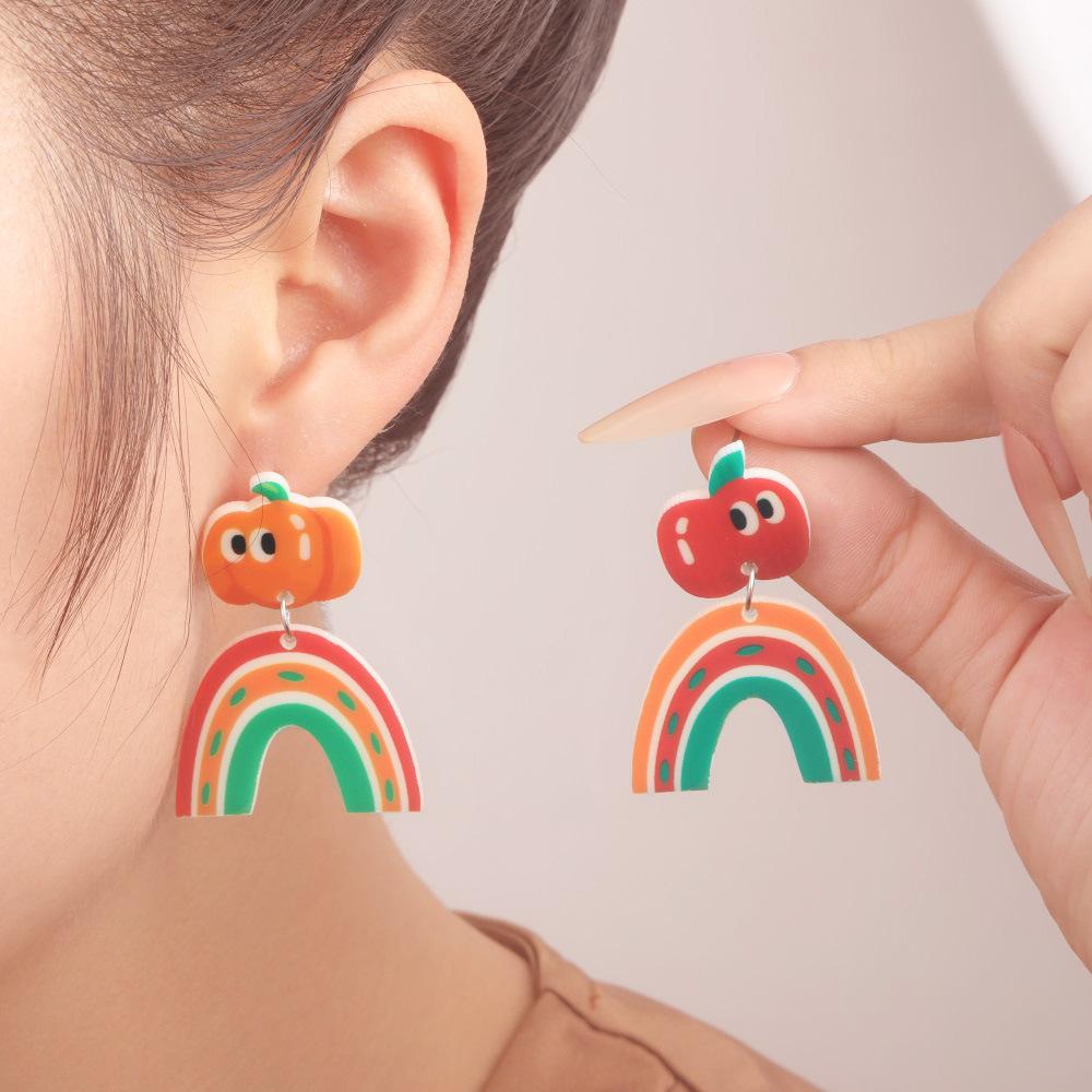 Semi-Hosting Eco-Friendly Acrylic Stud Earrings, Personalized Thanksgiving Pumpkin Pie Stud Earrings
Semi-Hosting Eco-Friendly Acrylic Stud Earrings, Personalized Thanksgiving Pumpkin Pie Stud Earrings