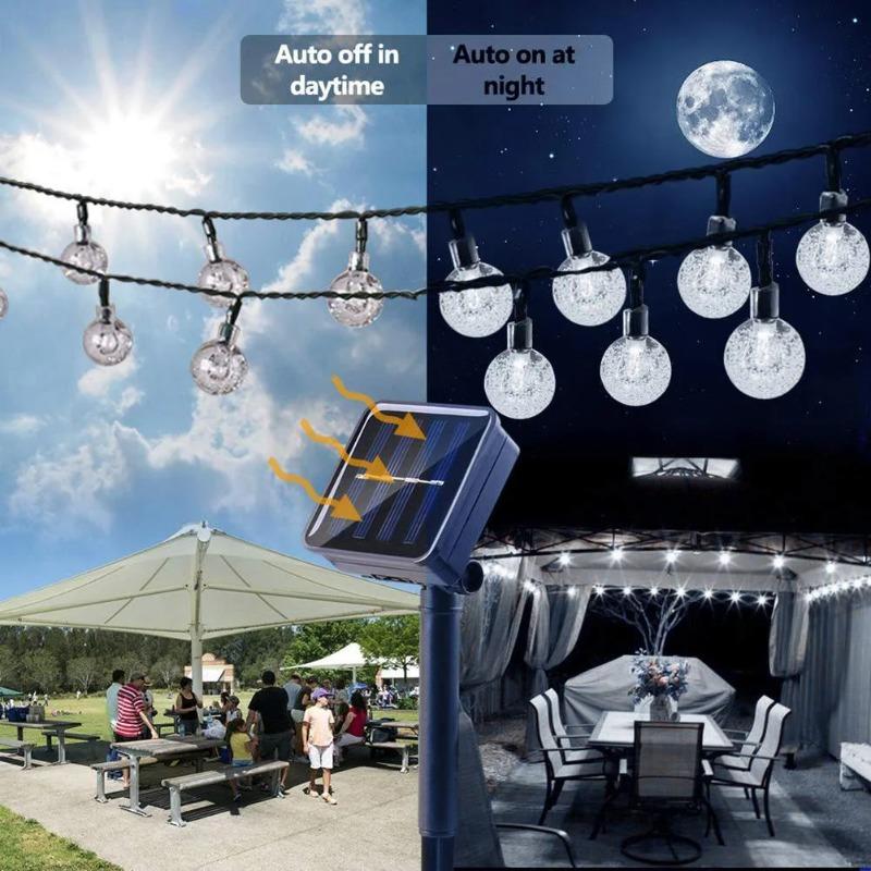 Solar Powered 50 LED String Lights Garden Path Yard Decorative Lights Outdoor Waterproof 9.5M 50LED теплим білим кольором
Solar Powered 50 LED String Lights Garden Path Yard Decorative Lights Outdoor Waterproof 9.5M 50LED теплим білим кольором