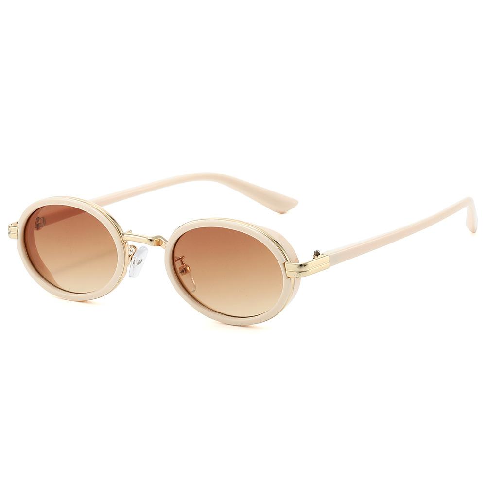 Retro Style Colourful Oval Sunglasses Gradient Lens Semi Metal Full Frame Chic Unisex UV400 Shades for Travel as pictures
Retro Style Colourful Oval Sunglasses Gradient Lens Semi Metal Full Frame Chic Unisex UV400 Shades for Travel as pictures