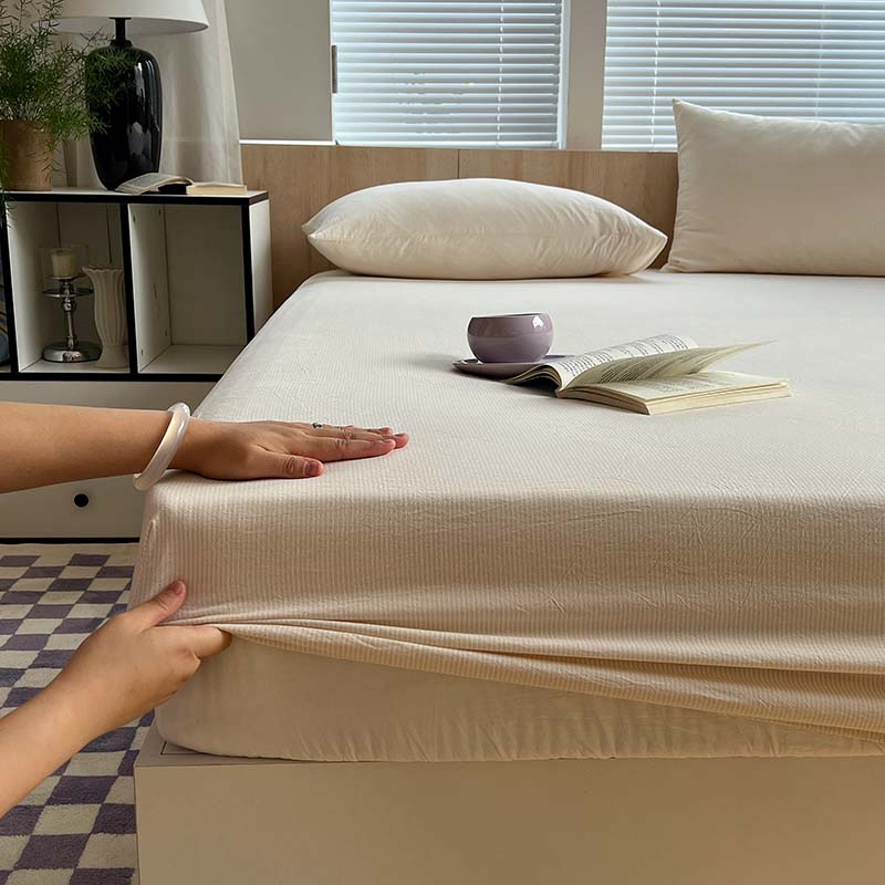 1PCS Nordic Stripe Fitted Sheet Non Slip Bedspread 100% Cotton With Elastic Band Mattress Cover (no Pillowcase) Sheet 120x200cm 1pcs
1PCS Nordic Stripe Fitted Sheet Non Slip Bedspread 100% Cotton With Elastic Band Mattress Cover (no Pillowcase) Sheet 120x200cm 1pcs