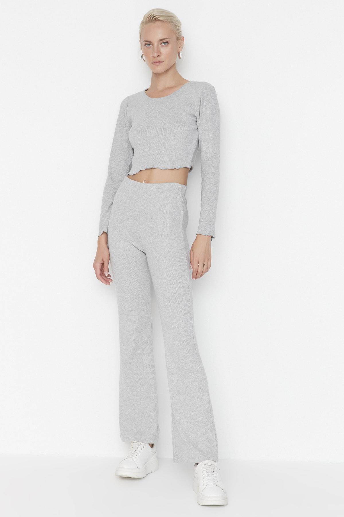 Комплект из двух предметов - Серый - Slim fit 
Комплект из двух предметов - Серый - Slim fit