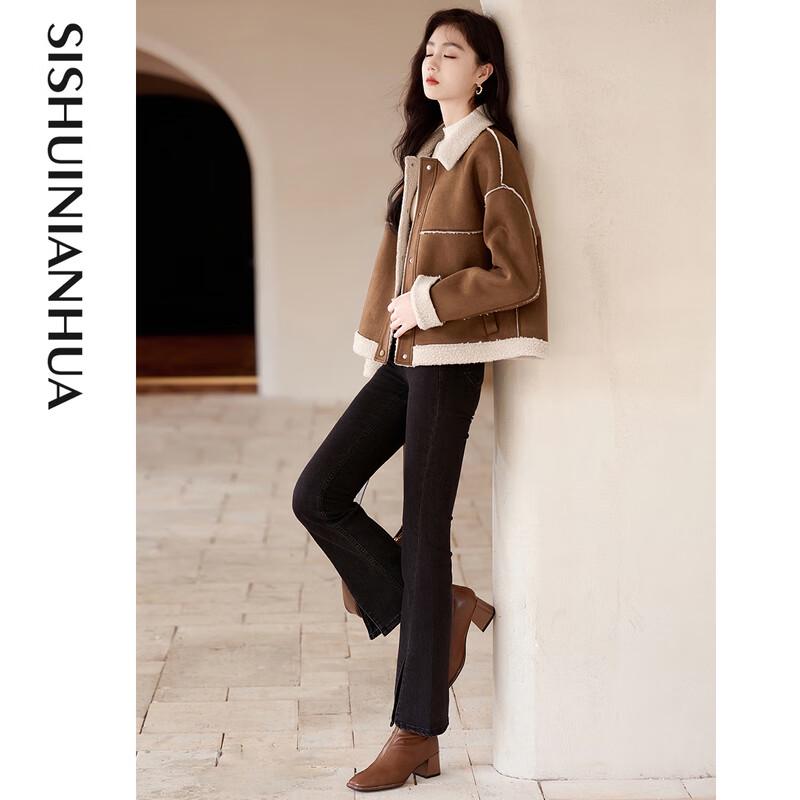 Sishuinianhua Women s Elegant Long-Sleeve Short Jacket L
Sishuinianhua Women s Elegant Long-Sleeve Short Jacket L