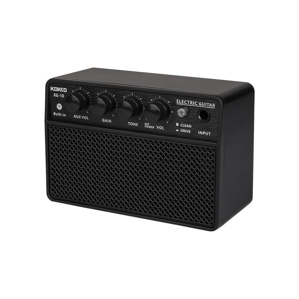 KOKKO 10W Mini Guitar Compact Electric Guitar Amplifier with Mini Portable Guitar Practice Speaker for Everyday Practice and Street Rechargeable
KOKKO 10W Mini Guitar Compact Electric Guitar Amplifier with Mini Portable Guitar Practice Speaker for Everyday Practice and Street Rechargeable