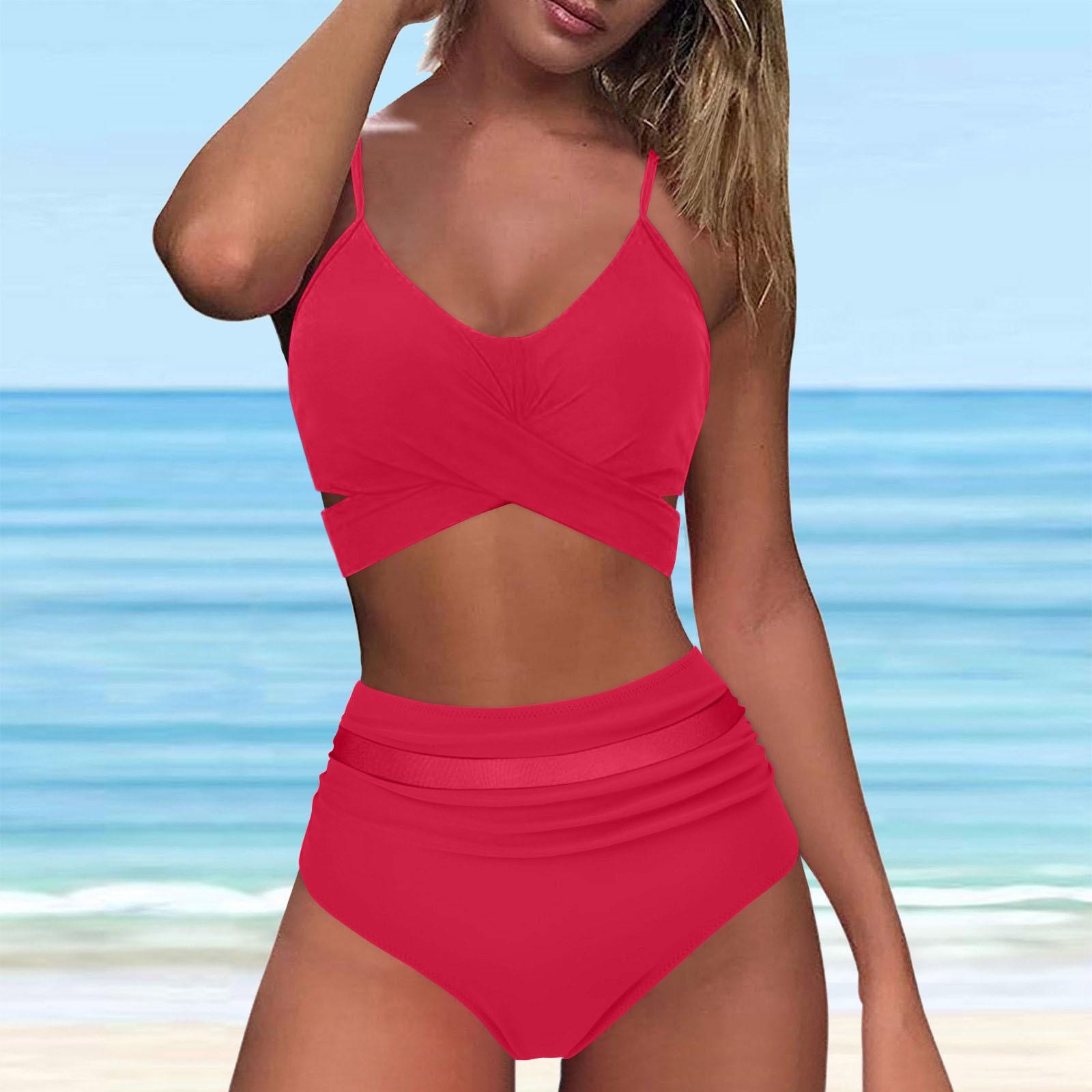 Женский сплит модный крест сексуальный пляжный купальник бикини с открытой спиной S красный
Женский сплит модный крест сексуальный пляжный купальник бикини с открытой спиной S красный
