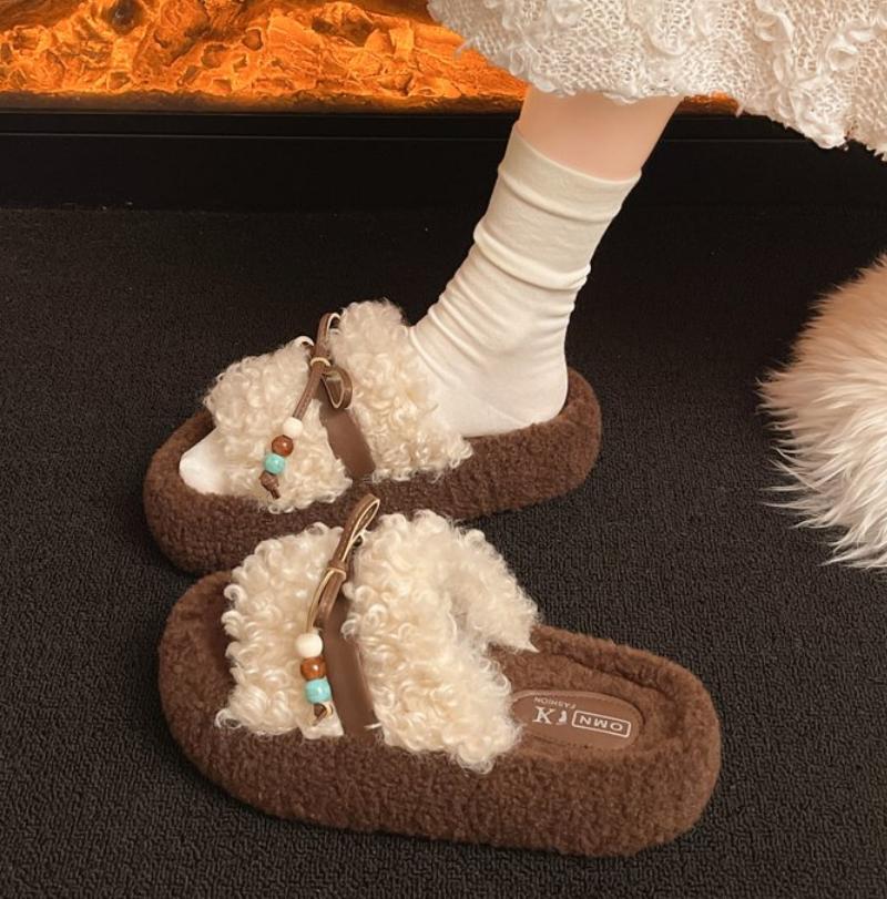 2026 Winter Woman Slippers Plush Interior Anti Slip Sole Thick Bottom Fashion Warm Flip-flops Use Indoor Outdoor Pantuflas Mujer 35 бежевый
2026 Winter Woman Slippers Plush Interior Anti Slip Sole Thick Bottom Fashion Warm Flip-flops Use Indoor Outdoor Pantuflas Mujer 35 бежевый