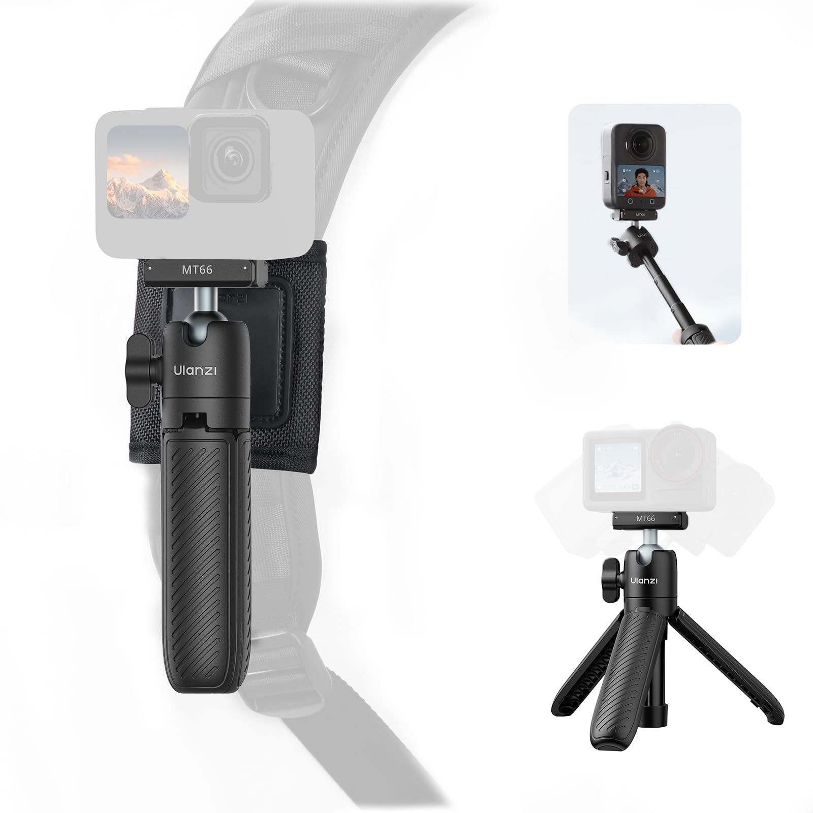 Ulanzi MT66 Camera Tripod for Action Mini Tripod with Magnetic Quick Release Telescopic Selfie Tabletop Tripod with Velcro Rotating Compatible with чорний
Ulanzi MT66 Camera Tripod for Action Mini Tripod with Magnetic Quick Release Telescopic Selfie Tabletop Tripod with Velcro Rotating Compatible with чорний
