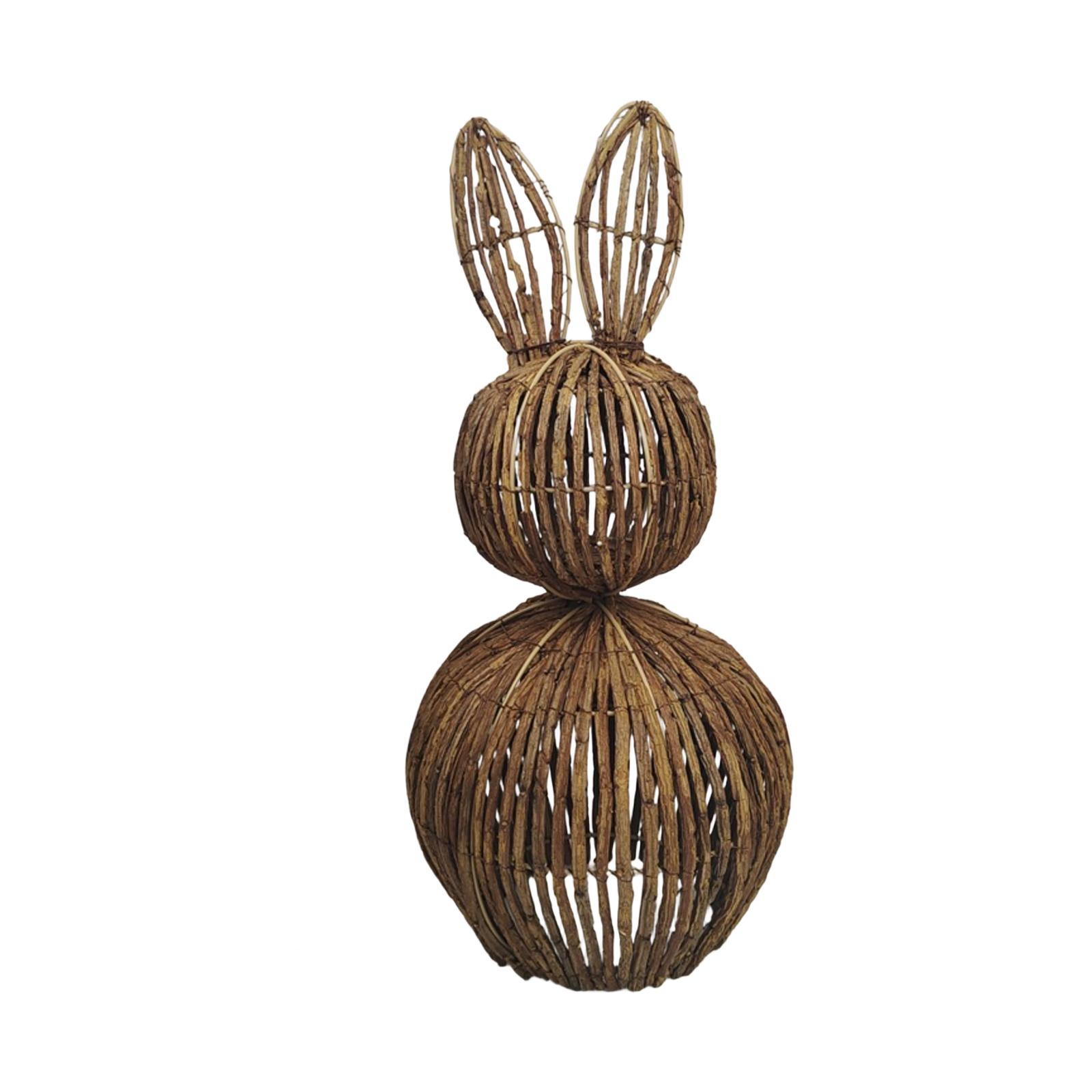 Handmade Rattan Woven Figurine, A Creative And Adorable Home And Desk Decoration, Perfect For Easter And As A Decorative Woven Craft Item. One Size
Handmade Rattan Woven Figurine, A Creative And Adorable Home And Desk Decoration, Perfect For Easter And As A Decorative Woven Craft Item. One Size
