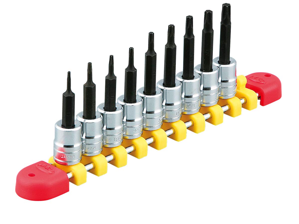 Kyoto Tool Torx Bit Socket TBT209T (KTC) 6.3mm (1/4 inch) T-Shaped Set, 9-Piece Set,
Kyoto Tool Torx Bit Socket TBT209T (KTC) 6.3mm (1/4 inch) T-Shaped Set, 9-Piece Set,
