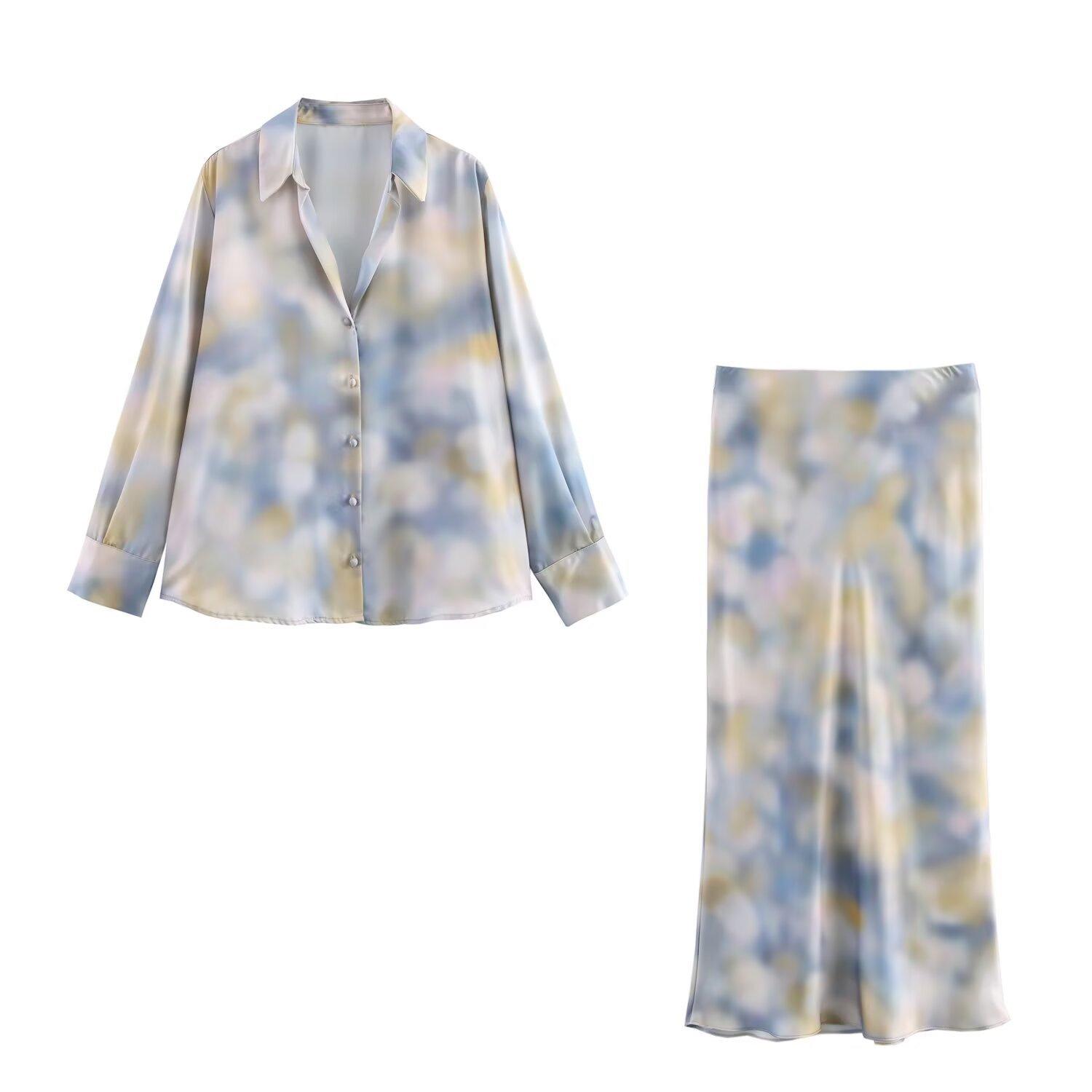 Tie-Dye Long Sleeve Textured Silk Satin Shirt - European & American Style, Women s New Arrival, Spring 2025 Polyester Medium
Tie-Dye Long Sleeve Textured Silk Satin Shirt - European & American Style, Women s New Arrival, Spring 2025 Polyester Medium