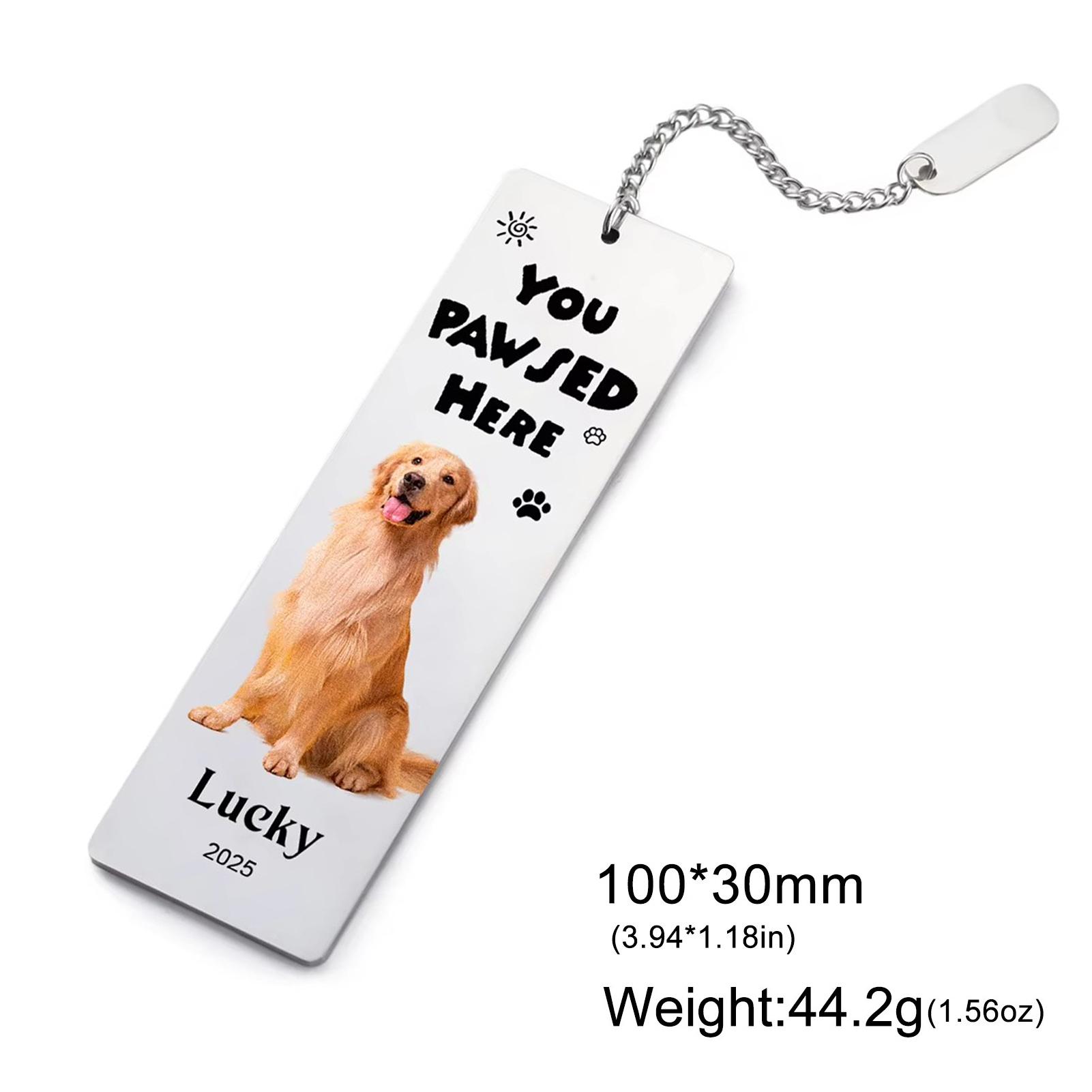 Custom Pet Photo Bookmark Stainless Steel Personalized Engraved Black White Bookmark for Pets Lovers Dogs Lover Jewelry Gifts
Custom Pet Photo Bookmark Stainless Steel Personalized Engraved Black White Bookmark for Pets Lovers Dogs Lover Jewelry Gifts