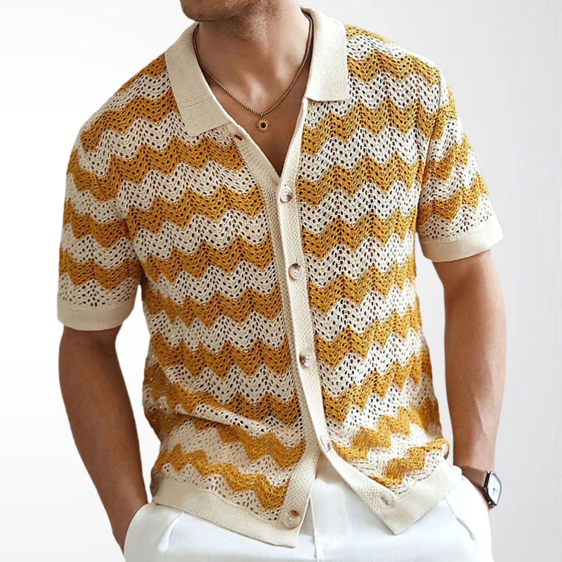 Knit Short Sleeve Shirt for Men Casual Button Down Shirt Vintage Knitted Golf Beach Collared Shirts Tops Men s Crochet Hollow Out Summer Vacation Top M жёлтый
Knit Short Sleeve Shirt for Men Casual Button Down Shirt Vintage Knitted Golf Beach Collared Shirts Tops Men s Crochet Hollow Out Summer Vacation Top M жёлтый