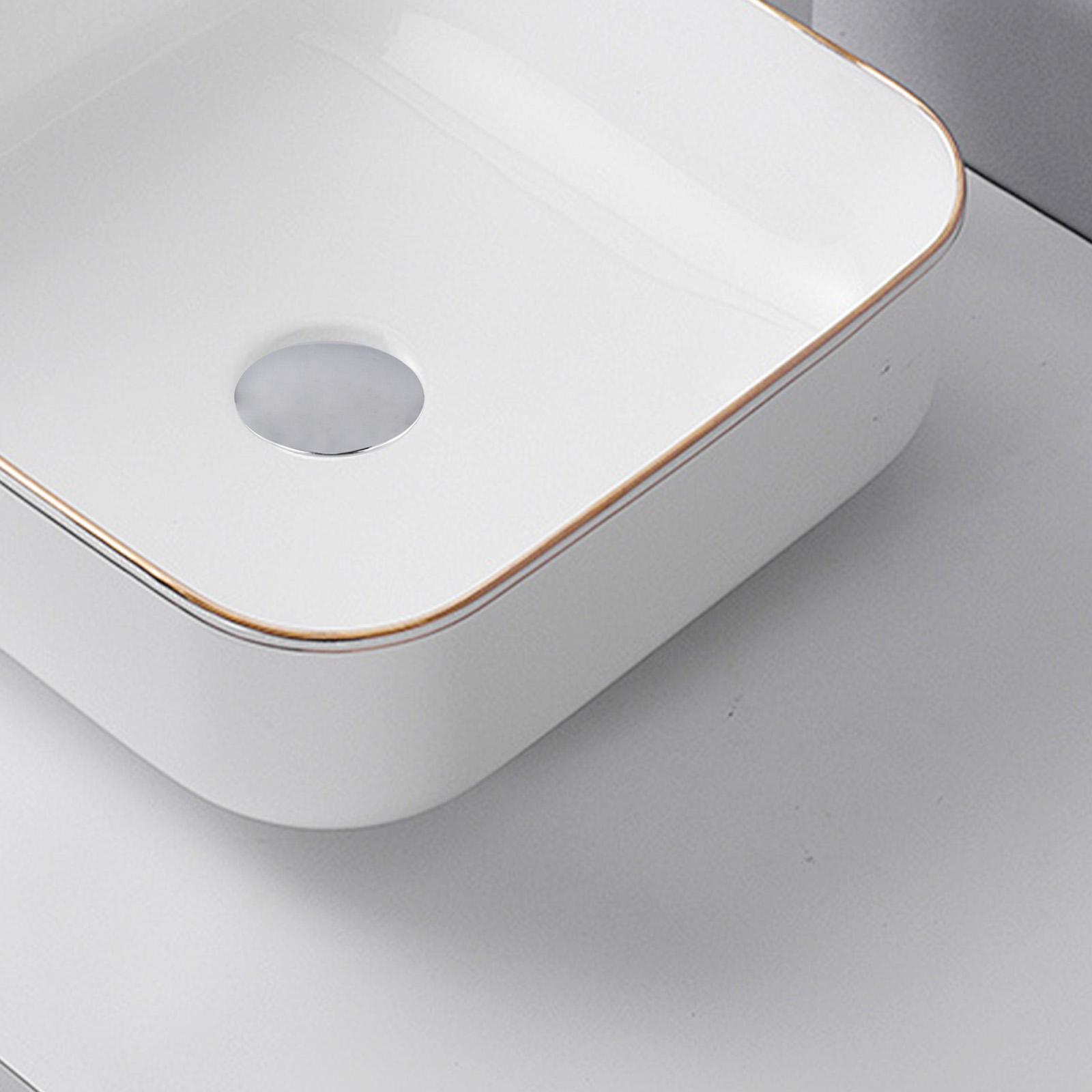 Простая в установке заглушка для слива раковины для большинства кухонных и ванных моек
Простая в установке заглушка для слива раковины для большинства кухонных и ванных моек