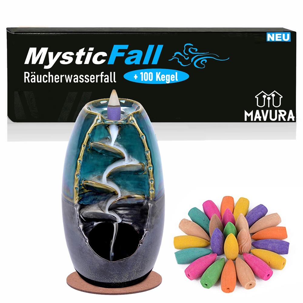 MYSTICFALL Димний водоспад Зворотний потік Пальник для пахощів Ароматичні конуси Пальник для ладану
MYSTICFALL Димний водоспад Зворотний потік Пальник для пахощів Ароматичні конуси Пальник для ладану