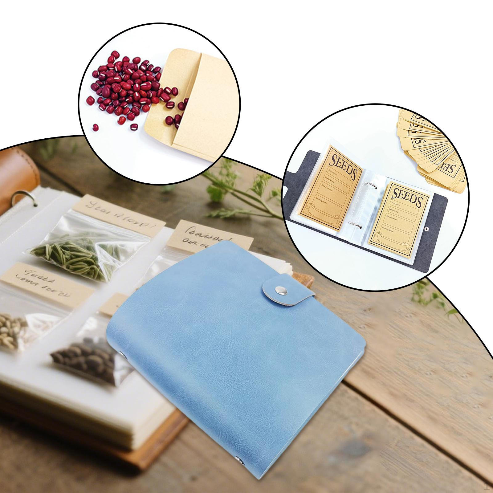 25pcs Grain Organizer Binder Sample Bags Inner Page Bag Keeper Multipurpose Garden Holder for синій
25pcs Grain Organizer Binder Sample Bags Inner Page Bag Keeper Multipurpose Garden Holder for синій