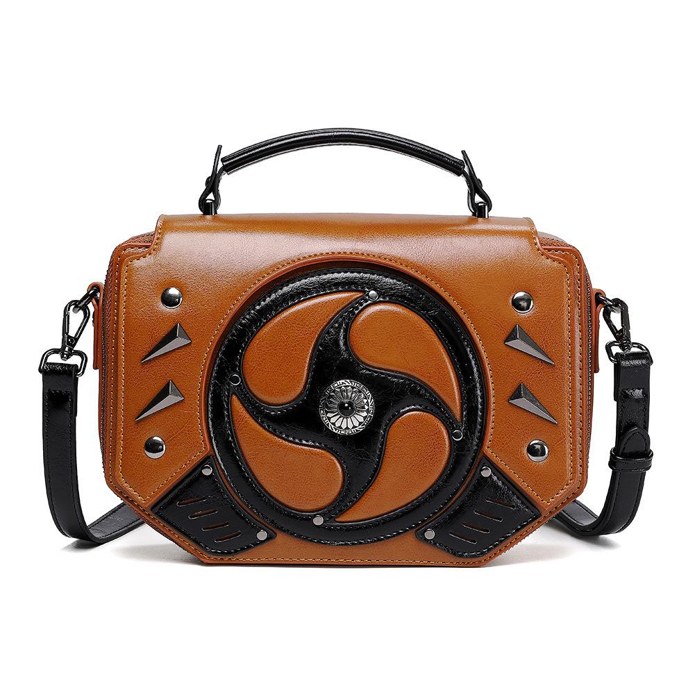 Women s Bag, European and American Punk Color-blocking and Patchwork Women s Single-shoulder Crossbody Bag Accessory
Women s Bag, European and American Punk Color-blocking and Patchwork Women s Single-shoulder Crossbody Bag Accessory