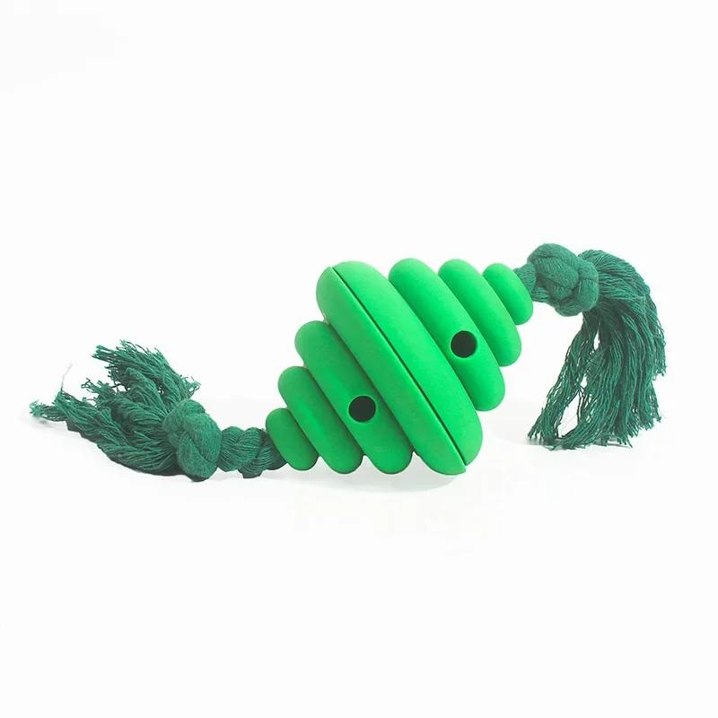 Pet Gnawing Toy Honeycomb Shaped Dog Leakage Food Interactive Toy with Anti Tear Rope Pet Dog Outdoor Throwing Toys Pet Supplies зелений
Pet Gnawing Toy Honeycomb Shaped Dog Leakage Food Interactive Toy with Anti Tear Rope Pet Dog Outdoor Throwing Toys Pet Supplies зелений
