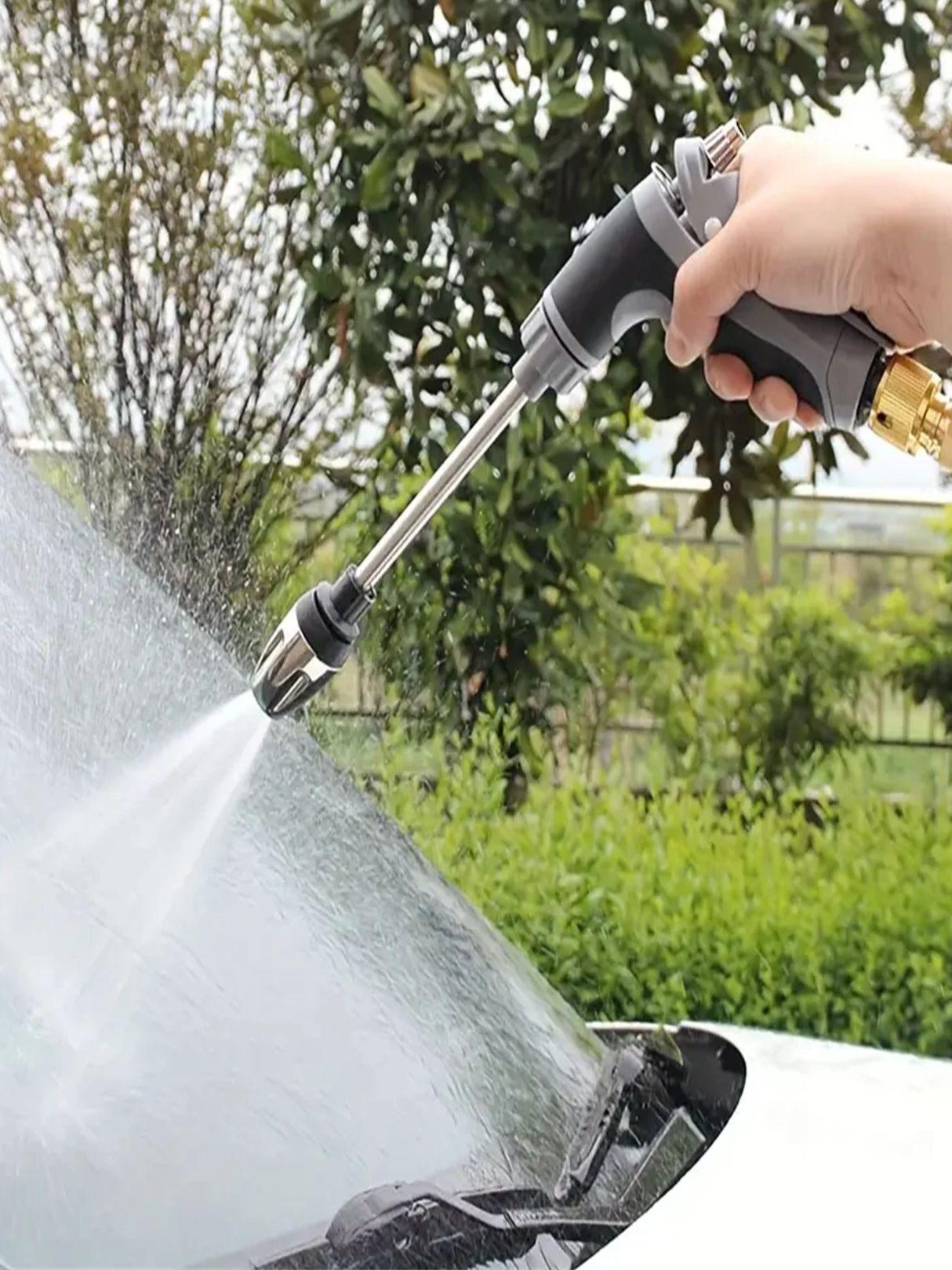1Pc High-Pressure Car Wash Water Gun with Storage Foam Can, Multi-Functional Garden, Adjustable Rod Sprayer for Car Garden Cleaning Tool чорний
1Pc High-Pressure Car Wash Water Gun with Storage Foam Can, Multi-Functional Garden, Adjustable Rod Sprayer for Car Garden Cleaning Tool чорний