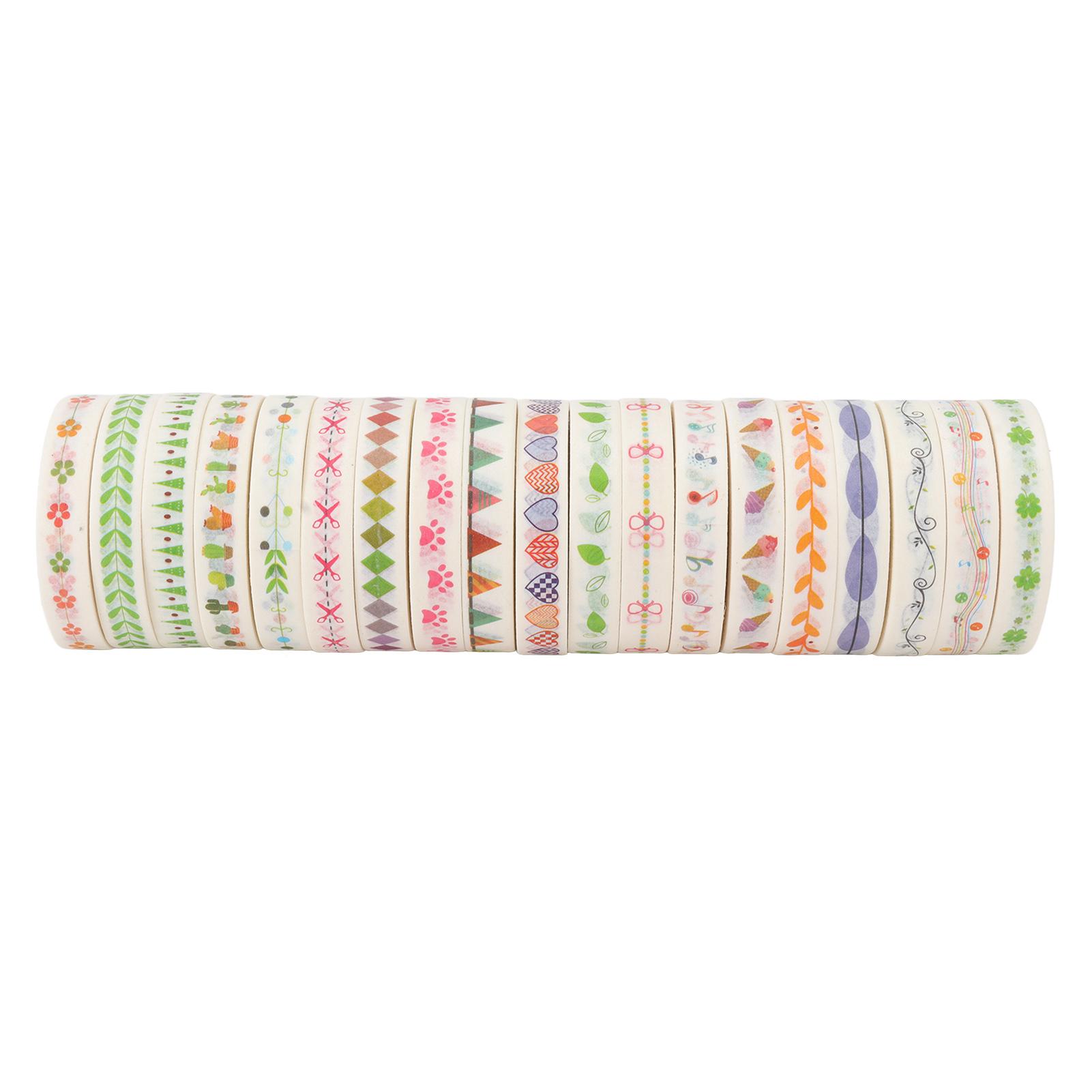 19Pcs Washi Masking Tape Japanese Style Easy Stick Vivid Colors Assorted Style Colored Tape for
19Pcs Washi Masking Tape Japanese Style Easy Stick Vivid Colors Assorted Style Colored Tape for