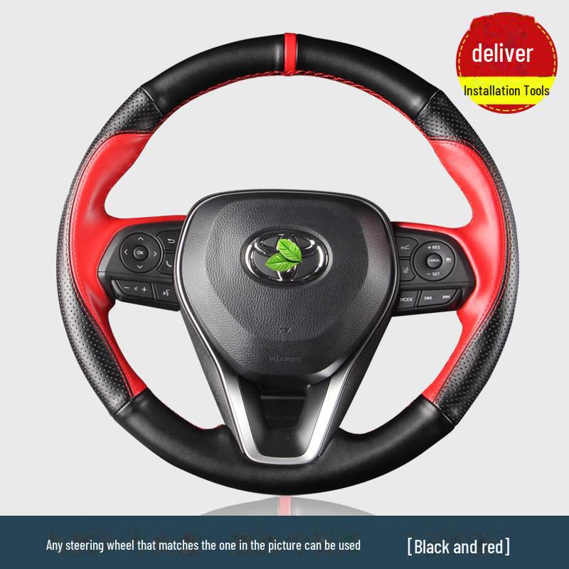 Чехол на руль из коровьей кожи, сшитый вручную для RAV4, Camry, Corolla, Wildlander Same as pictured steering wheel
Чехол на руль из коровьей кожи, сшитый вручную для RAV4, Camry, Corolla, Wildlander Same as pictured steering wheel