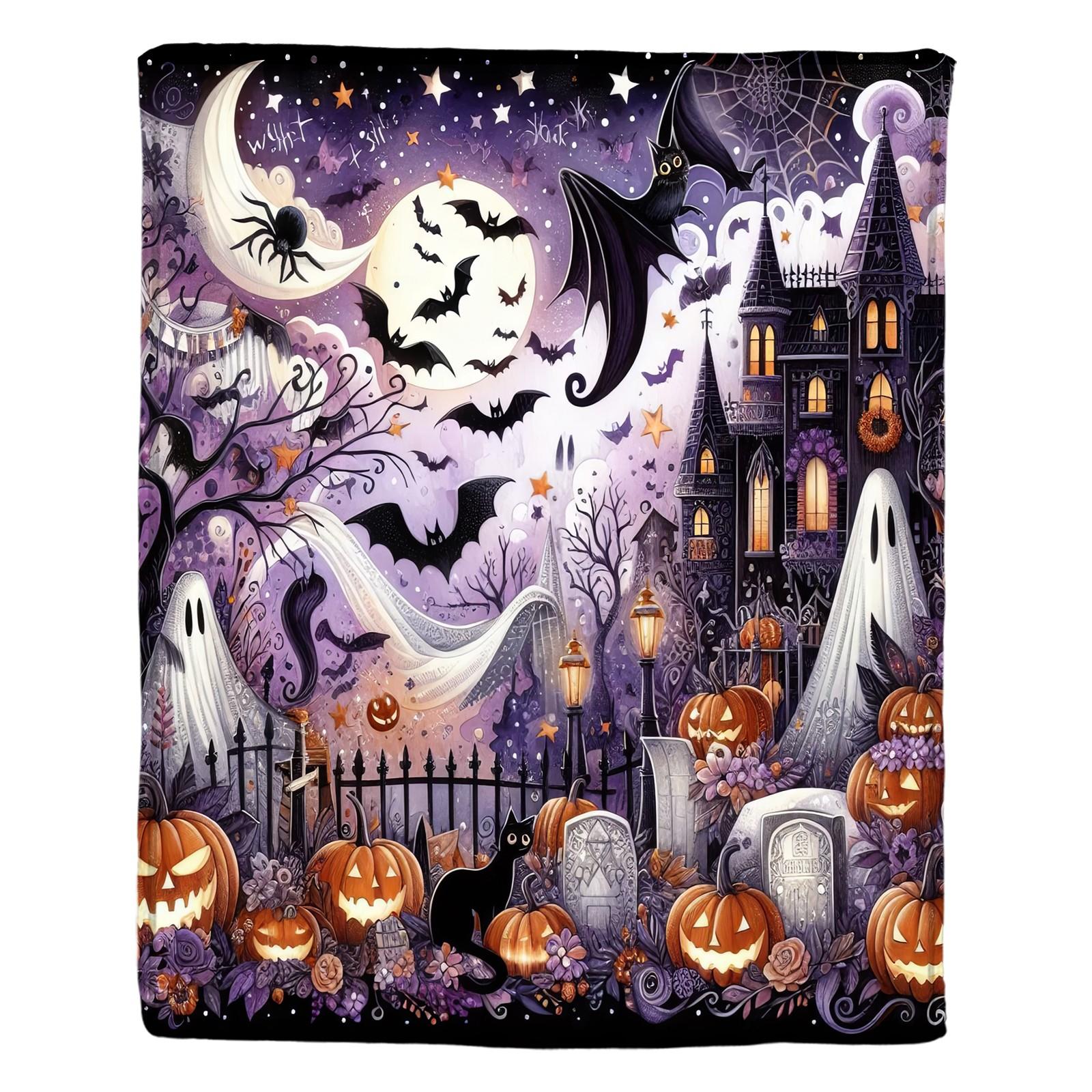 Одеяло с принтом на Хэллоуин S фиолетовый
Одеяло с принтом на Хэллоуин S фиолетовый