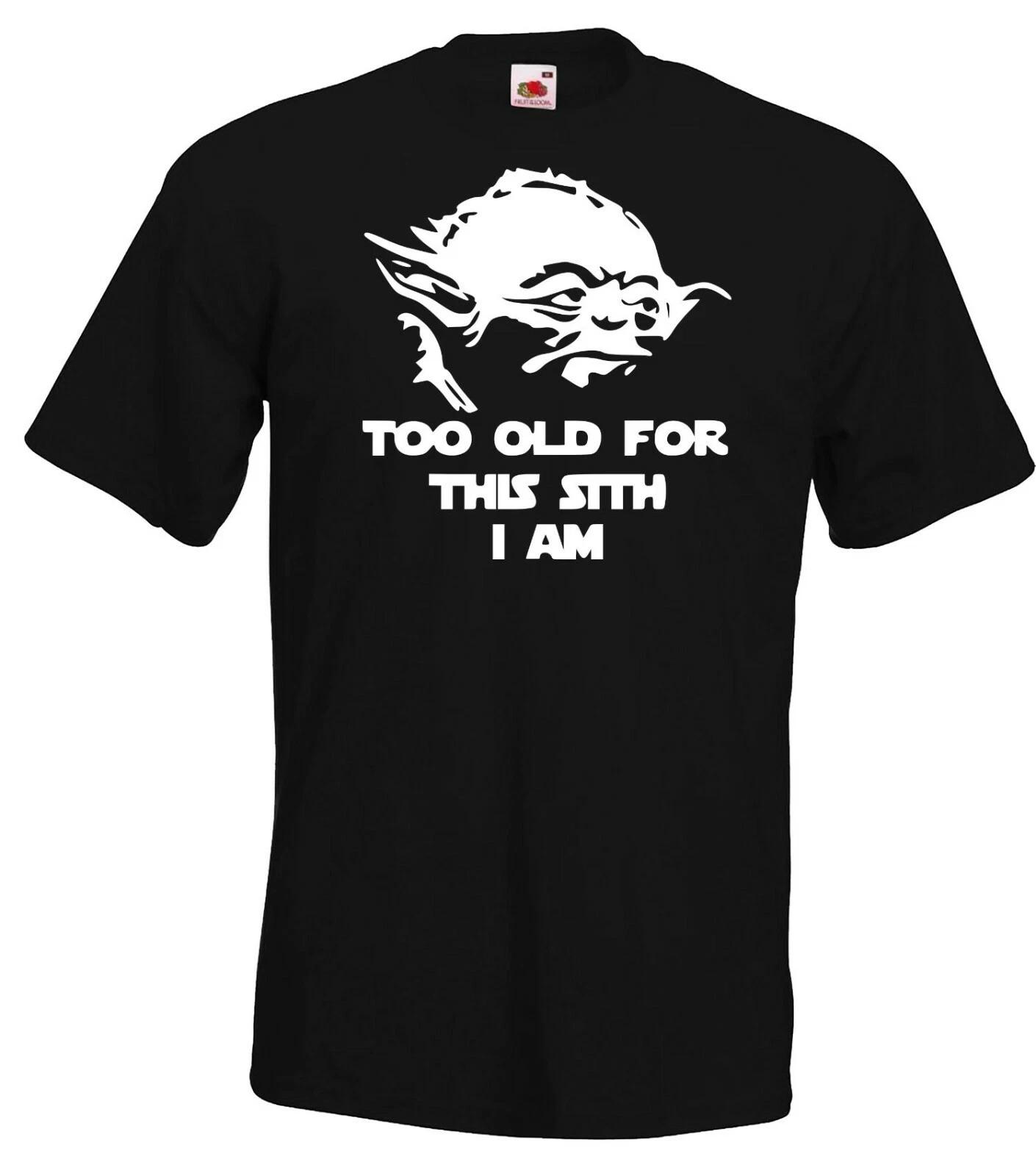 Youth Designz Mens T-Shirt Yoda Too Old For This Sith Logo Wars Nerd Star Fun L
Youth Designz Mens T-Shirt Yoda Too Old For This Sith Logo Wars Nerd Star Fun L