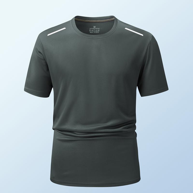 Sports T-shirt Men s Summer Loose Breathable Casual Ice Silk Short Sleeved Running Fitness Thin Half Sleeved T-shirt S темно-сірий колір
Sports T-shirt Men s Summer Loose Breathable Casual Ice Silk Short Sleeved Running Fitness Thin Half Sleeved T-shirt S темно-сірий колір