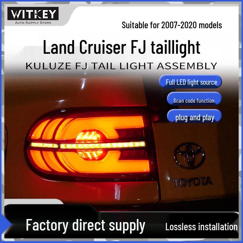 LED Taillight Assembly with Sequential Turn Signal & Daytime Running Light for 2007-2020 FJ Cruiser. Single Transparent
LED Taillight Assembly with Sequential Turn Signal & Daytime Running Light for 2007-2020 FJ Cruiser. Single Transparent
