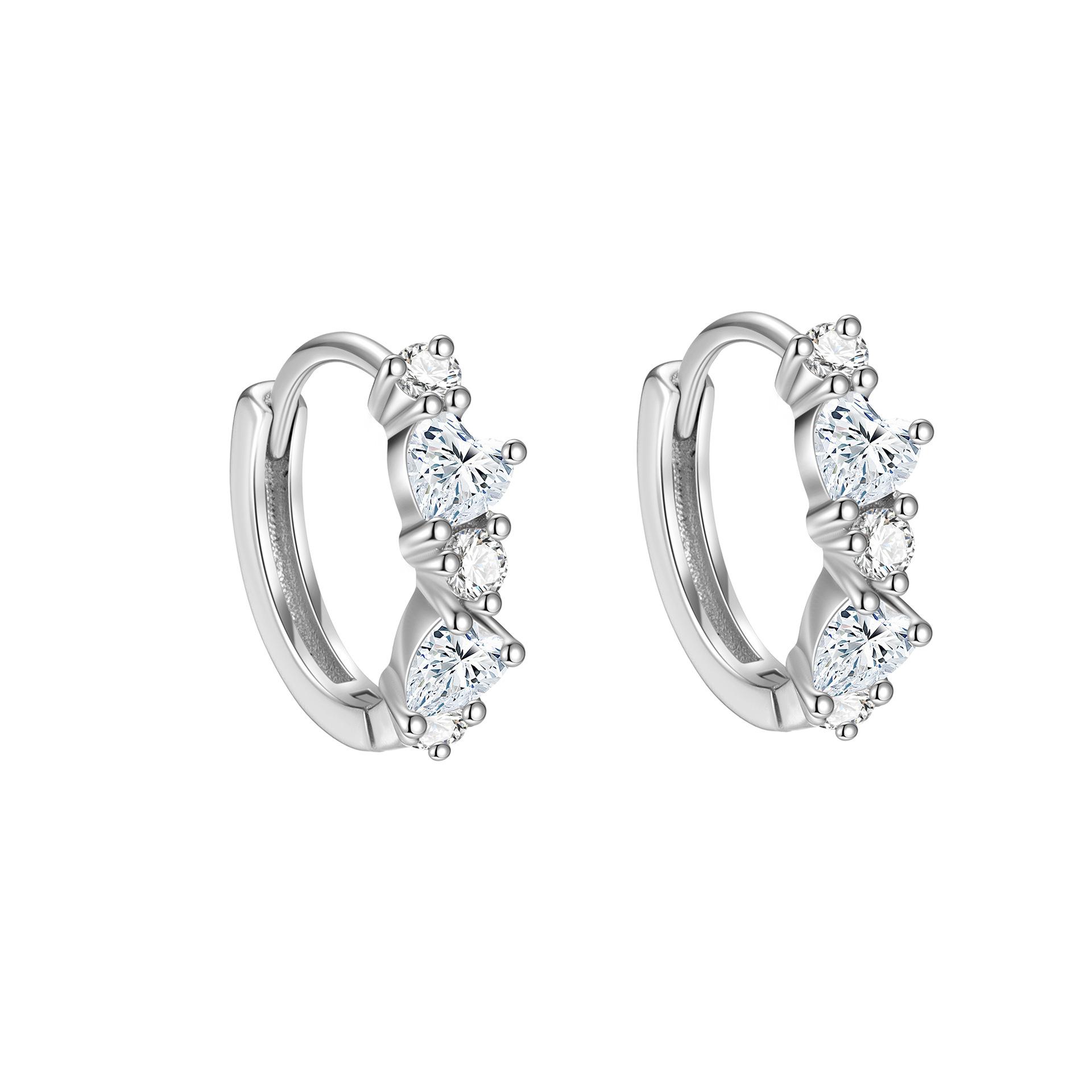 925 Sterling Silver Heart CZ Hoop Earrings for Women Dainty Gold Plated Zircon Huggie Hoops Hypoallergenic Cute Jewelry серебряный
925 Sterling Silver Heart CZ Hoop Earrings for Women Dainty Gold Plated Zircon Huggie Hoops Hypoallergenic Cute Jewelry серебряный