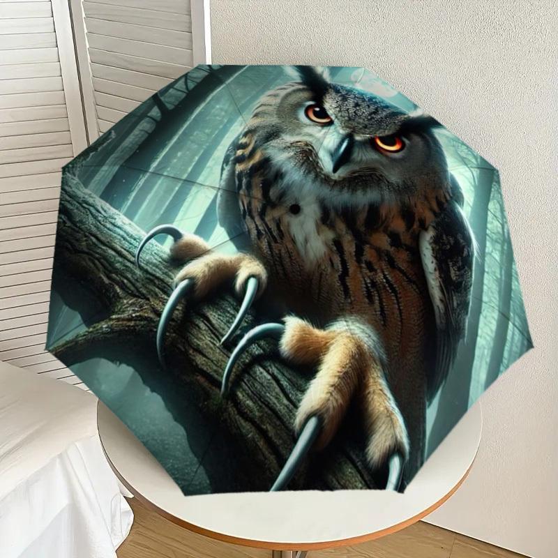 1pc Owl Print Automatic Folding Umbrella - Compact 8-Rib Design,Perfect Gift for Friends & Family yy250926001
1pc Owl Print Automatic Folding Umbrella - Compact 8-Rib Design,Perfect Gift for Friends & Family yy250926001