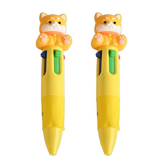 2Pcs Ballpoint Pen Mini 4-in-1 Multicolor Pen with Cute 3D Doll Toppers Decorations Smooth Writing Stress-Free Portable Pen for Journaling Note Taking K
2Pcs Ballpoint Pen Mini 4-in-1 Multicolor Pen with Cute 3D Doll Toppers Decorations Smooth Writing Stress-Free Portable Pen for Journaling Note Taking K