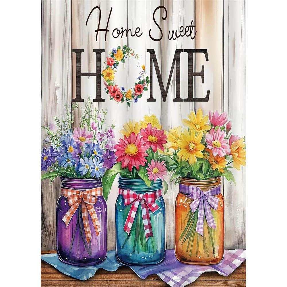 5D Colorful Flower Full Diamond Painting Set, DIY Round Gemstone Crystal Cross Stitch Craft, Decorative Home Wall Mural Round 20x30cm
5D Colorful Flower Full Diamond Painting Set, DIY Round Gemstone Crystal Cross Stitch Craft, Decorative Home Wall Mural Round 20x30cm