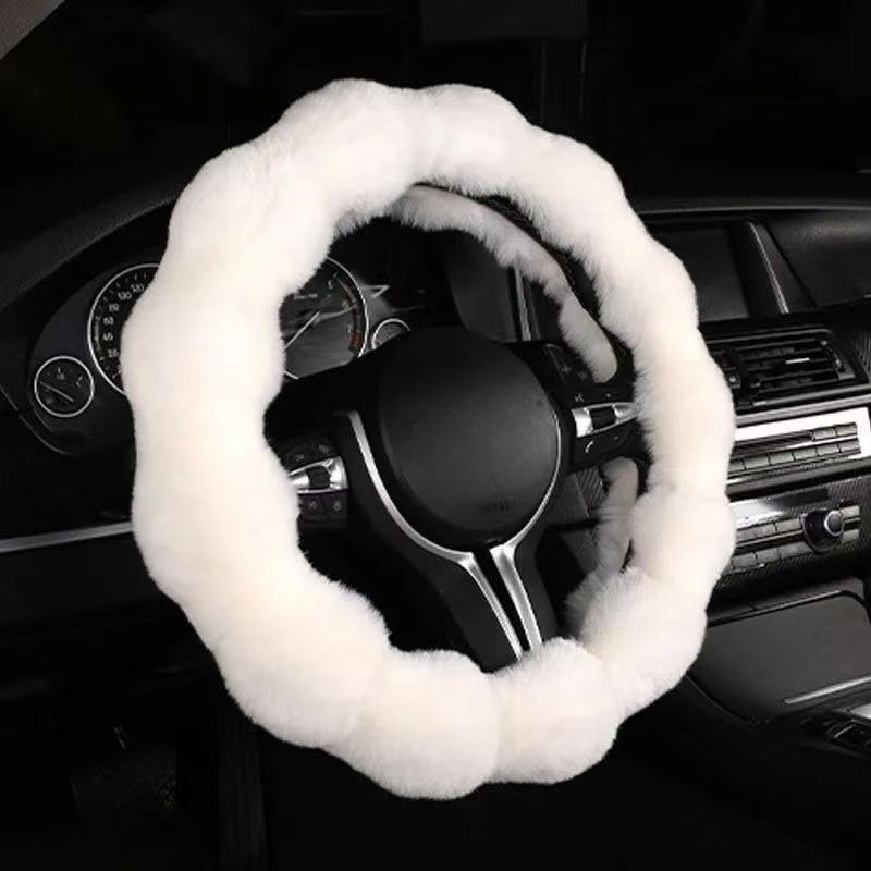 Soft Fluffy Car Steering Wheel Cover Plush Winter Warm Steering Wheel Grip Cover Non-Slip Steering Wheel Protector Car Accessory білий
Soft Fluffy Car Steering Wheel Cover Plush Winter Warm Steering Wheel Grip Cover Non-Slip Steering Wheel Protector Car Accessory білий