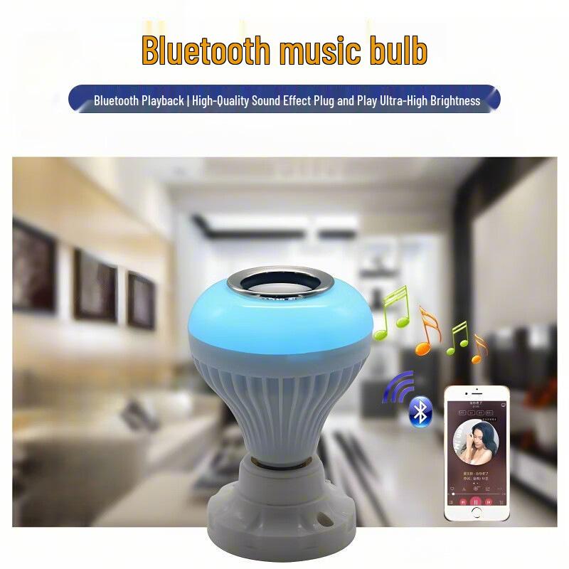 ZN-22 Wireless Bluetooth LED Speaker Bulb with 7-Color Night Light & 24-Bit Remote Control
ZN-22 Wireless Bluetooth LED Speaker Bulb with 7-Color Night Light & 24-Bit Remote Control