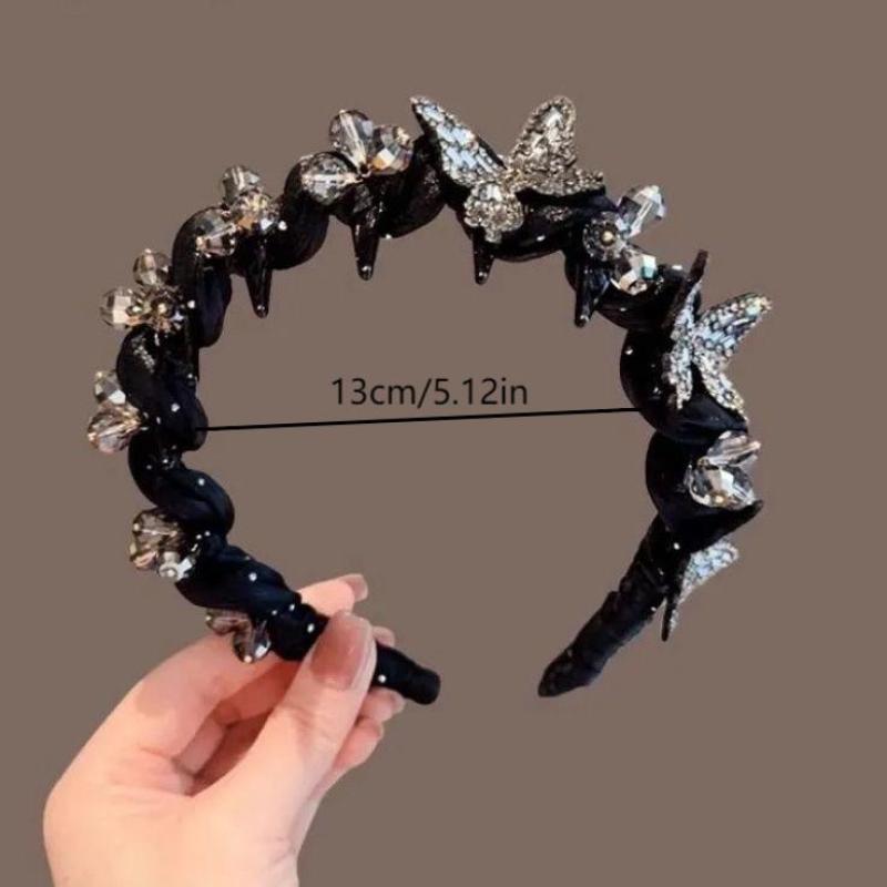 Temperament Elegant Butterfly Hair Hoop Korean Sweet Non-Slip Headband Party Wedding Hair Accessories
Temperament Elegant Butterfly Hair Hoop Korean Sweet Non-Slip Headband Party Wedding Hair Accessories