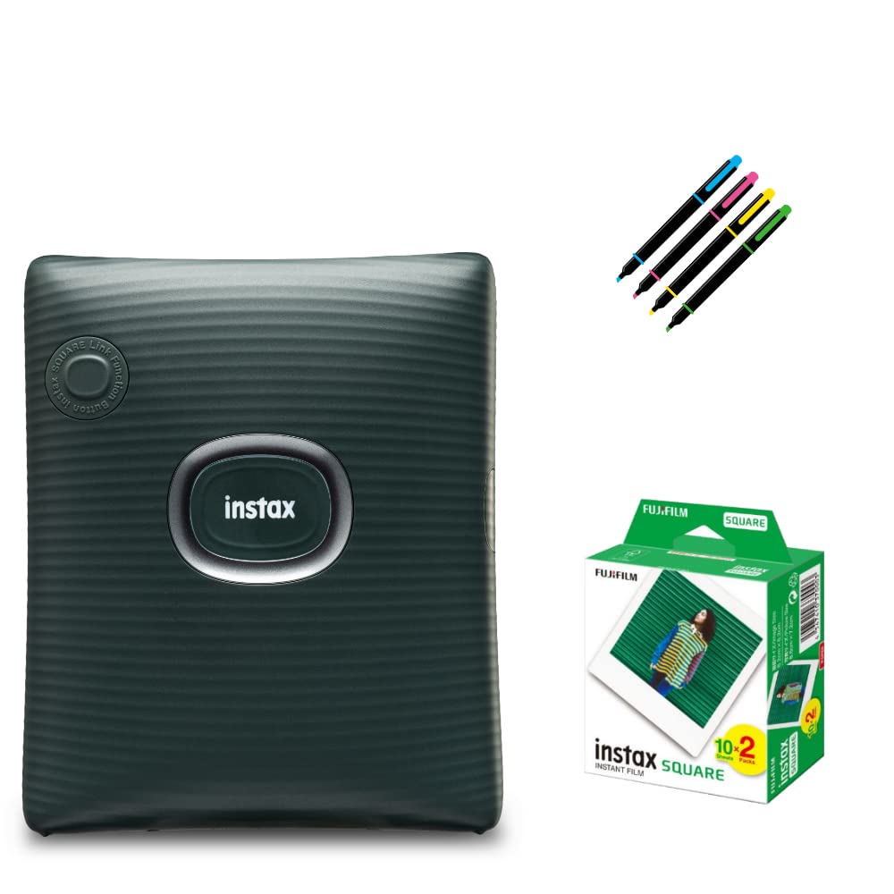 Fujifilm Instax SQUARE Link Square Link Square Link знімає опівночі (20 і ручка, зелена)
Fujifilm Instax SQUARE Link Square Link Square Link знімає опівночі (20 і ручка, зелена)