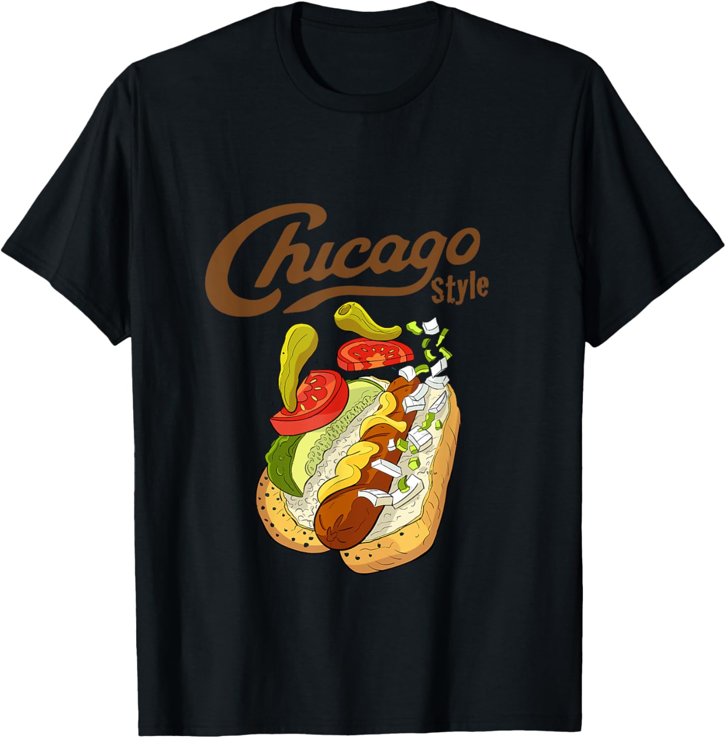 Official Chicago Style Hot Dog City Graphic Street Art T-Shirt for Men Women Girls Kids S разноцветный
Official Chicago Style Hot Dog City Graphic Street Art T-Shirt for Men Women Girls Kids S разноцветный