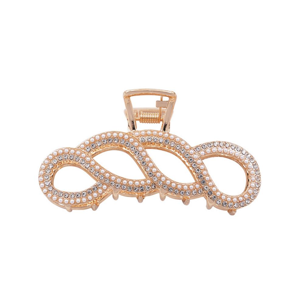 1PC Elegant Hair Clips High-end Water Diamond Shark Clips Women s Twist Pearl Grabbers Circular Hair Accessories Hair Grips золотий
1PC Elegant Hair Clips High-end Water Diamond Shark Clips Women s Twist Pearl Grabbers Circular Hair Accessories Hair Grips золотий