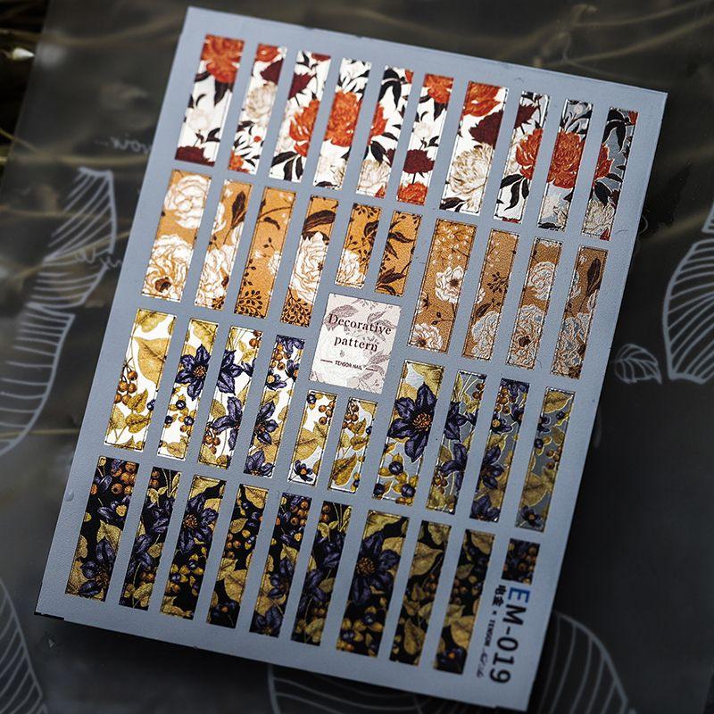 Em019 Notebook Metallic Glossy Pattern Nail Art Sticker EM019 (electric Gold)
Em019 Notebook Metallic Glossy Pattern Nail Art Sticker EM019 (electric Gold)