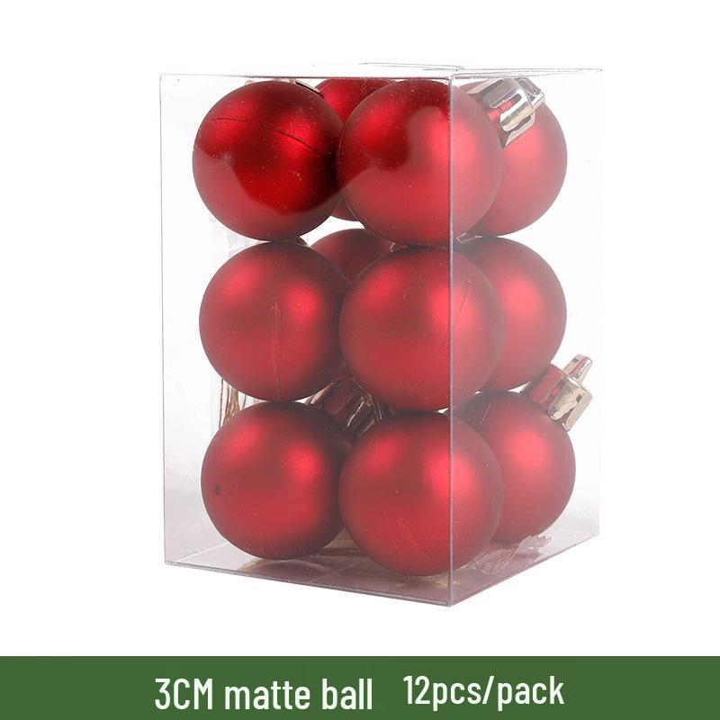 Red Christmas Balls 3-10cm: Electroplated Plastic Tree Ornaments for Festive Atmosphere
Red Christmas Balls 3-10cm: Electroplated Plastic Tree Ornaments for Festive Atmosphere
