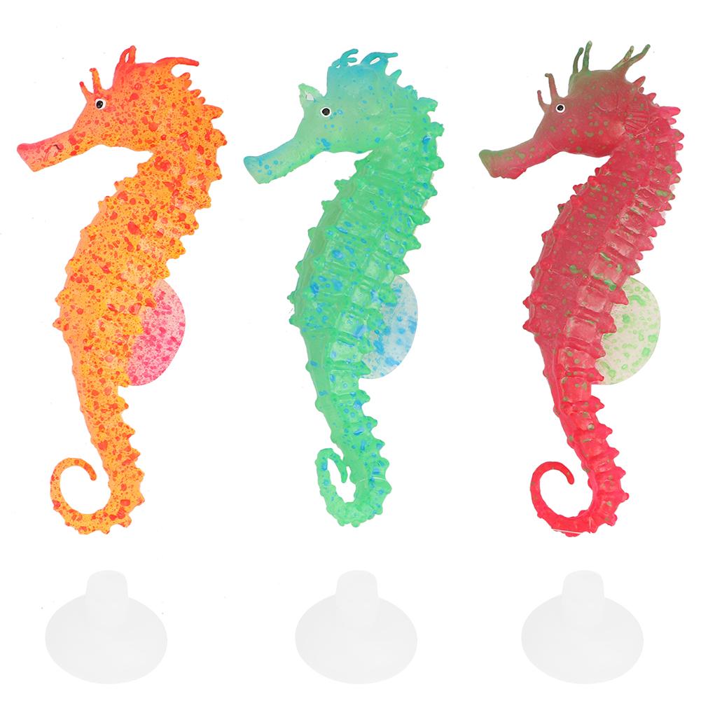 3Pcs Silicone Luminous Simulation Bionic Sea Horse Landscape Decoration for Fish Tank Aquarium
3Pcs Silicone Luminous Simulation Bionic Sea Horse Landscape Decoration for Fish Tank Aquarium
