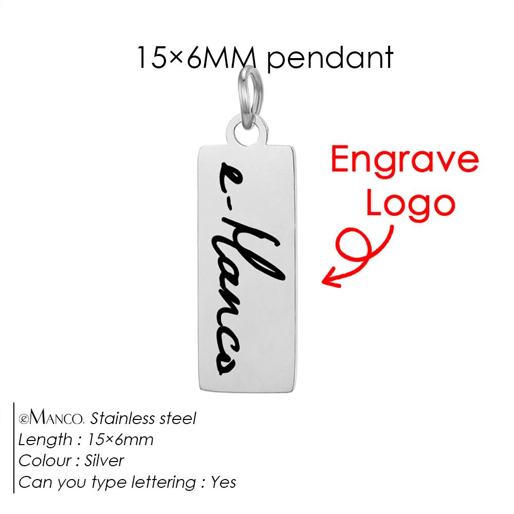 eManco Personalized Custom Pendants for Necklace Bracelets available in 6 sizes.
eManco Personalized Custom Pendants for Necklace Bracelets available in 6 sizes.