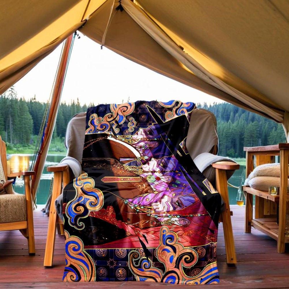 Exquisite Traditional Chinese Style Silk Scarf with Intricate Patterns Blanket Lightweight Flannel Throw Blanket for Sofa, Bed, Travel, Cam 130x150cm
Exquisite Traditional Chinese Style Silk Scarf with Intricate Patterns Blanket Lightweight Flannel Throw Blanket for Sofa, Bed, Travel, Cam 130x150cm