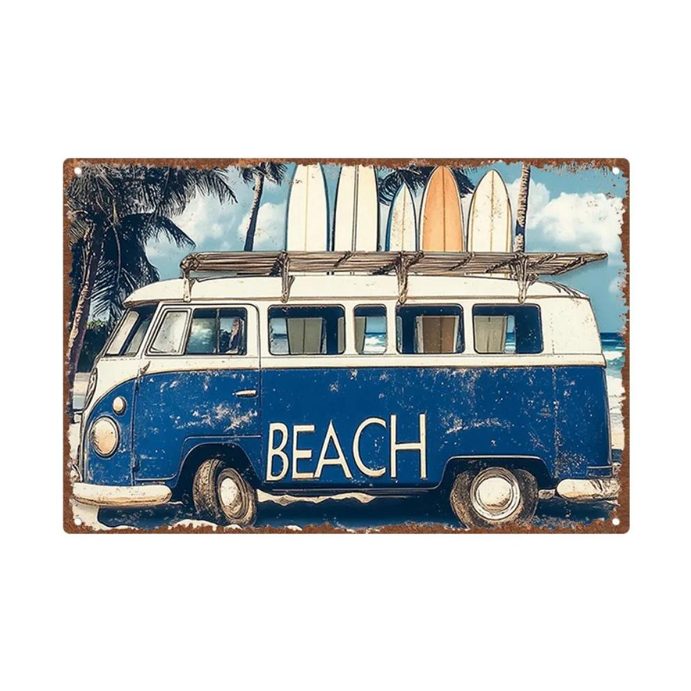 Vintage Beach Scene Metal ArtBusSurfboard Design HomeGarageBar Decor Ideal Gift for Men BirthdayAnniversaryFathers Day 20x30cm
Vintage Beach Scene Metal ArtBusSurfboard Design HomeGarageBar Decor Ideal Gift for Men BirthdayAnniversaryFathers Day 20x30cm