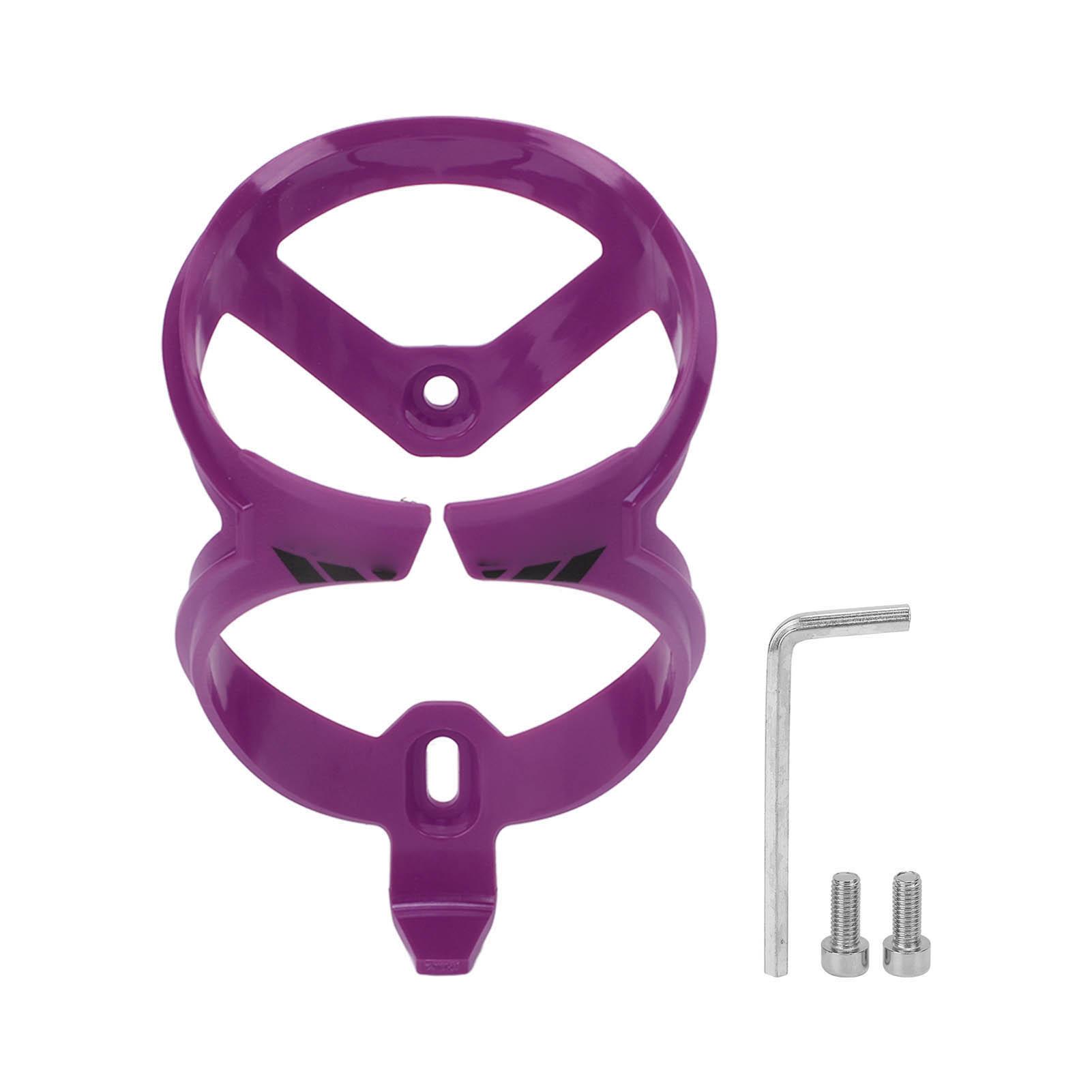 Bicycle Bottle Holder Cage Polycarbonate Seatpost Water Bottle Holder Adapter for Outdoor Long Riding Dark Purple
Bicycle Bottle Holder Cage Polycarbonate Seatpost Water Bottle Holder Adapter for Outdoor Long Riding Dark Purple