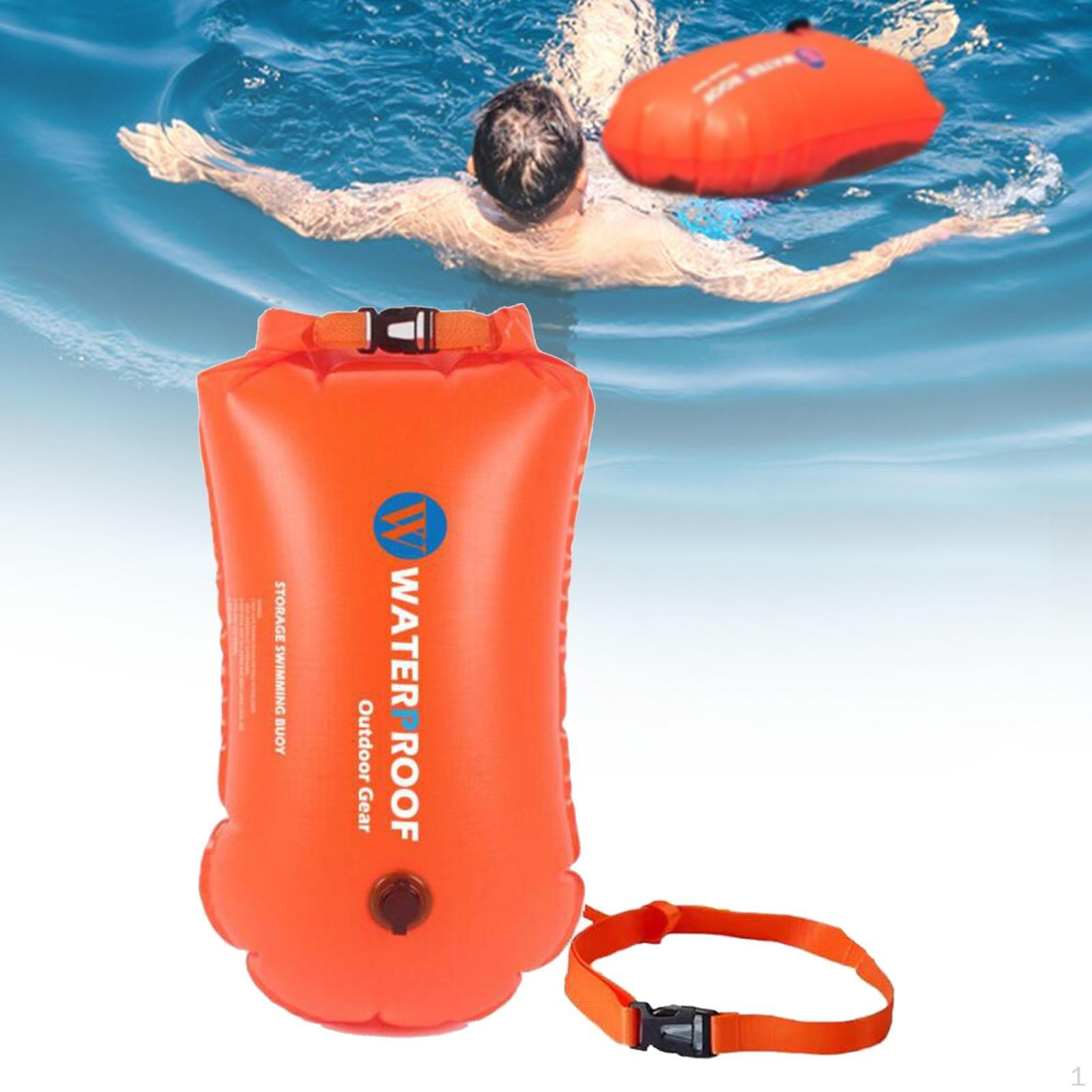 Inflatable Swim Buoy Storage Bag for Open Water Training Kayaking
Inflatable Swim Buoy Storage Bag for Open Water Training Kayaking