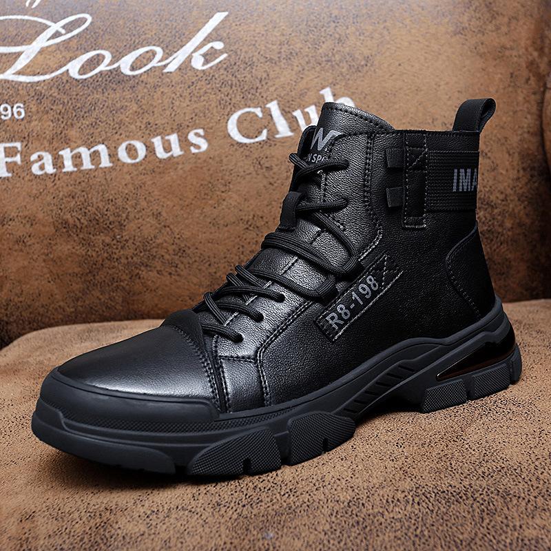 Осень и зима новая высокая вельветовая теплая обувь Мартин мужская обувь британский стиль универсальные черные рабочие локомотивные кожаные ботинки повседневные 44
Осень и зима новая высокая вельветовая теплая обувь Мартин мужская обувь британский стиль универсальные черные рабочие локомотивные кожаные ботинки повседневные 44