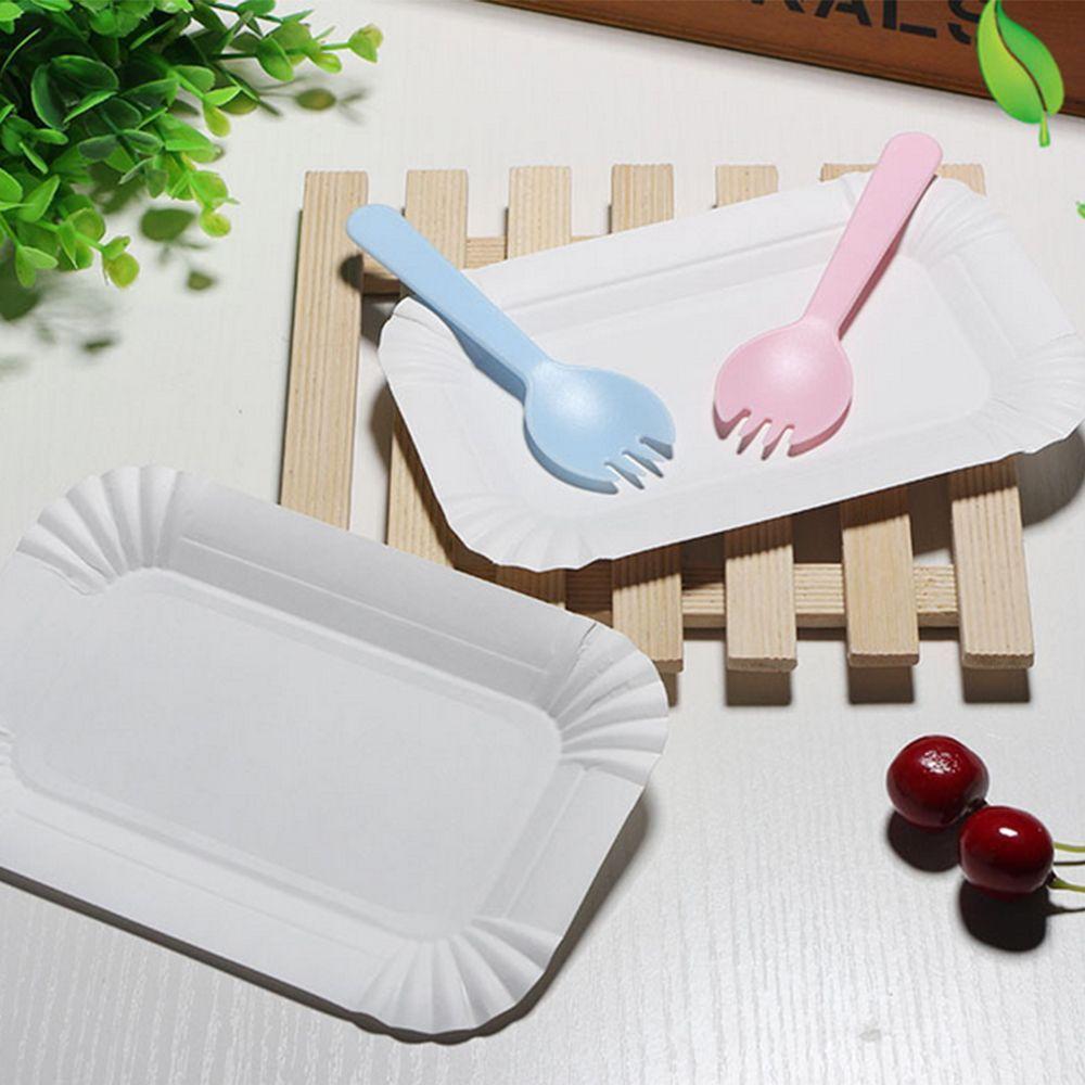 Birthday White Tableware Dish Camping 16*10cm Party Paper Plates Wedding Rectangular Shaped
Birthday White Tableware Dish Camping 16*10cm Party Paper Plates Wedding Rectangular Shaped